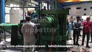 Installation and commissioning of hydraulic upsetting press 3