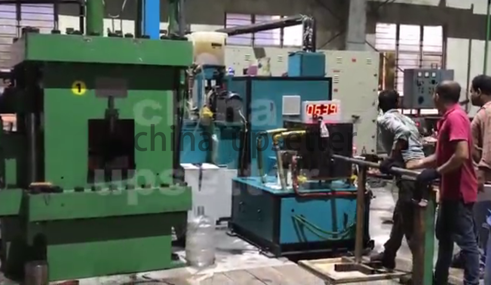 Installation and commissioning of hydraulic upsetting press 1